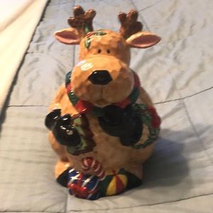 Reindeer Cookie Jar